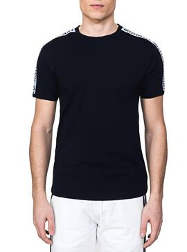 T-Shirt Antony Morato Banda Hombro Blu Navy Uomo