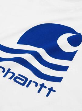 T-Shirt Carhartt Swim Bianco per Uomo