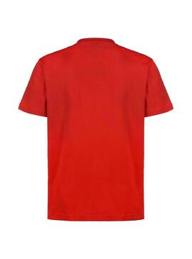 T-Shirt Lacoste Loose Rosso per Uomo