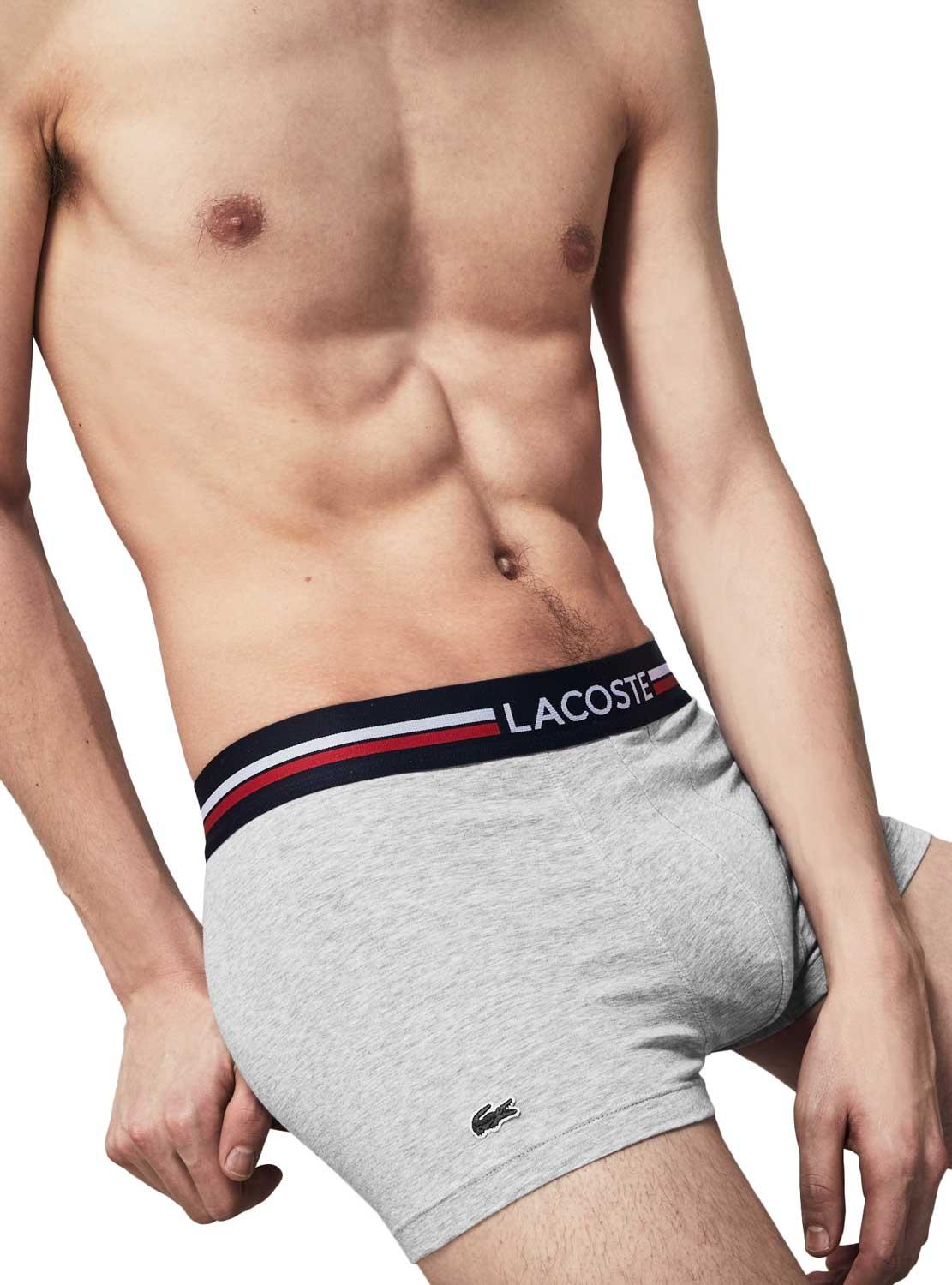 Mutande Lacoste Boxer Tricolor per Uomo