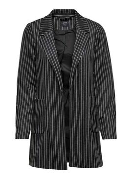 Blazer Only Baker Rayas Nero per Donna