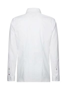 Camicia Tommy Hilfiger Slim Flex Bianco per Uomo