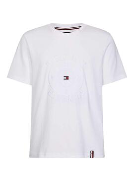 T-Shirt Tommy Hilfiger Circular Bianco Uomo