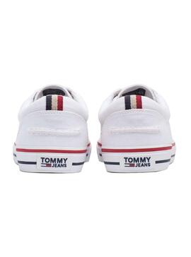 Sneaker Tommy Jeans Textile Bianco per Uomo