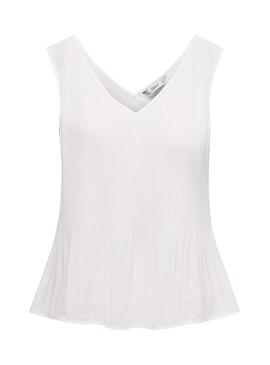 Top Only Lirena Bianco per Donna
