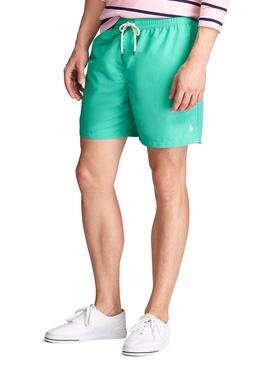 Costume da bagno Polo Ralph Lauren Basic Verde per Uomo