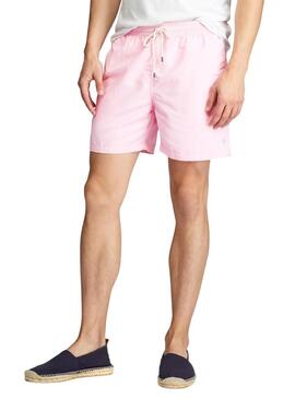 Costume da bagno Polo Ralph Lauren Basic Rosa per Uomo