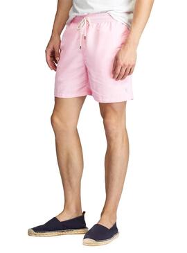 Costume da bagno Polo Ralph Lauren Basic Rosa per Uomo