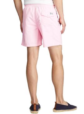 Costume da bagno Polo Ralph Lauren Basic Rosa per Uomo