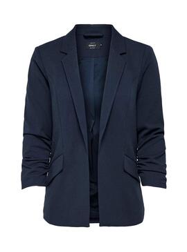 Blazer Only Carolina Blu Blu Navy per Donna