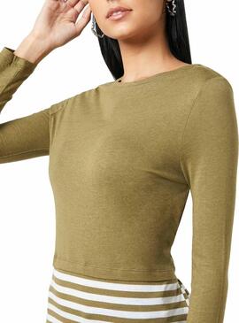 T-Shirt Only Rosely Verde per Donna