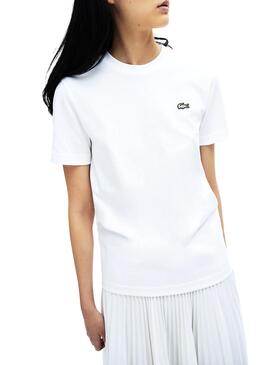 T-Shirt Lacoste Live Basic Bianco Donna e Uomo