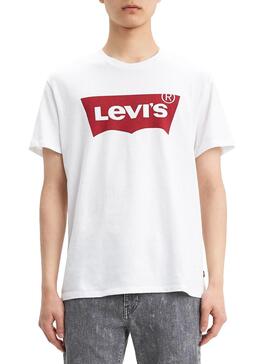 T-Shirt Levis Graphic Bianco per Uomo