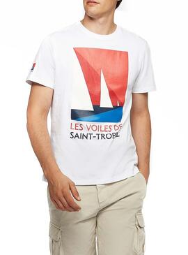 T-Shirt North Sails Saint Tropez Bianco Uomo