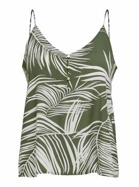 Top Only Augustina Verde per Donna