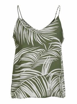 Top Only Augustina Verde per Donna