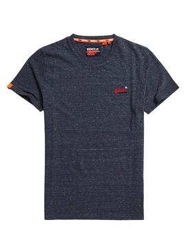 T-Shirt Superdry Vintage Embroidery Blu Uomo