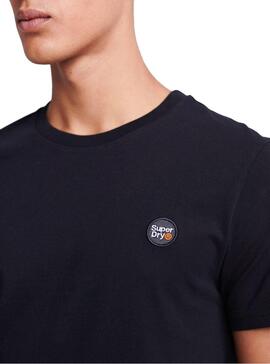 T-Shirt Superdry Collettivo Nero per Uomo