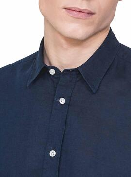 Camicia Antony Morato Basic Blu per Uomo