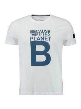 T-Shirt Ecoalf Natal Bianco per Uomo