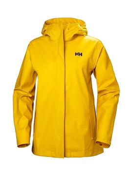 Giacca impermeabile Helly Hansen Moss Giallo per Donna