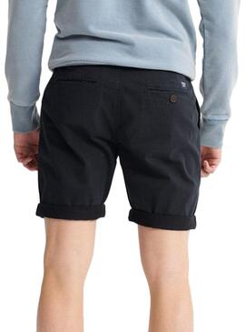 Bermudas Superdry International Chino Blu Navy Uomo