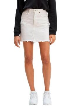Gonna Levis Deconstructed Iconic Bianco Donna