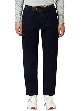 Pantaloni Napapijri Moto Blu Navy per Uomo