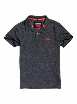 Polo Superdry Marbled Gris per Uomo