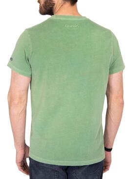 T-Shirt Norton Bronson Verde per Uomo
