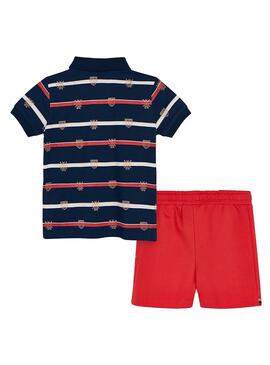 Mayoral Polo Stripes e Bermuda per Outfit per bambini