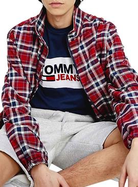 T-Shirt Tommy Jeans Pieced Blu per Uomo