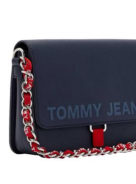 Borsa Tommy Jeans Item Blu per Donna