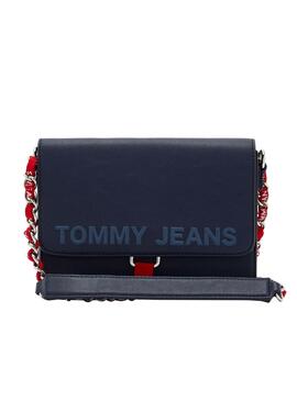 Borsa Tommy Jeans Item Blu per Donna