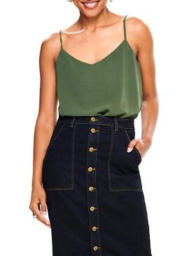 Top Only Moon Verde per Donna