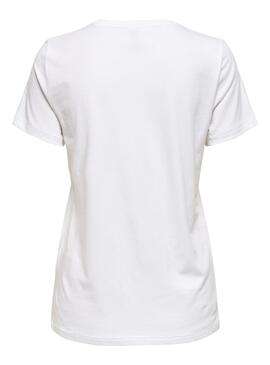 T-Shirt Only Kia Strong Bianco per Donna