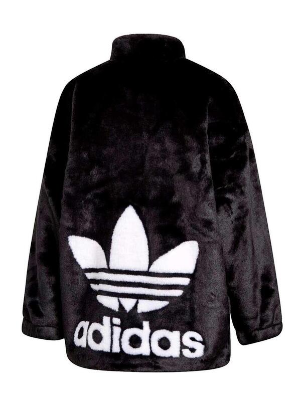 giacca adidas con pelo