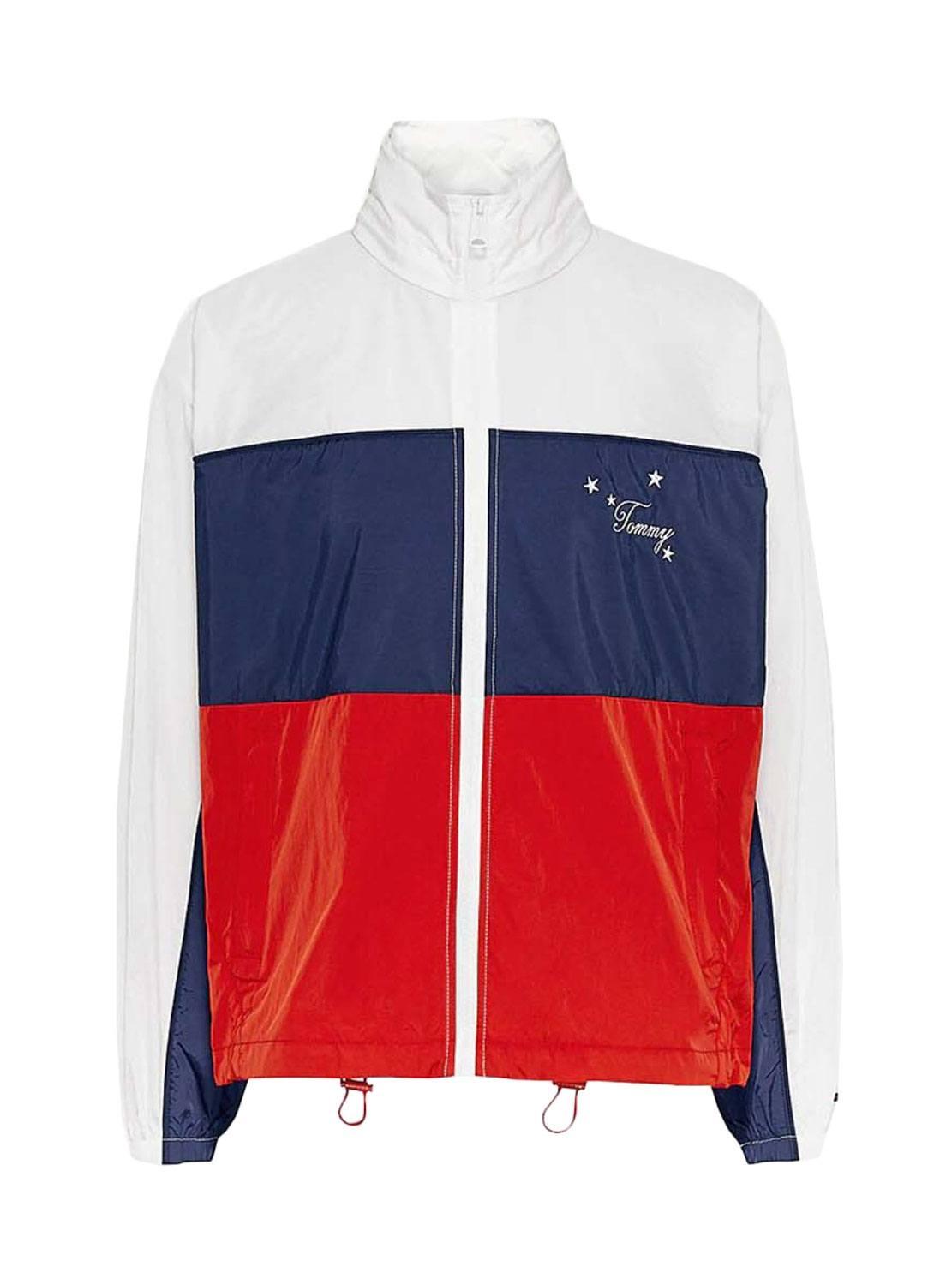 Parka Tommy Jeans Colorblock per Donna