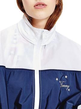 Parka Tommy Jeans Colorblock per Donna