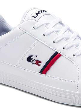 Sneaker Lacoste Europa Bianco per Uomo