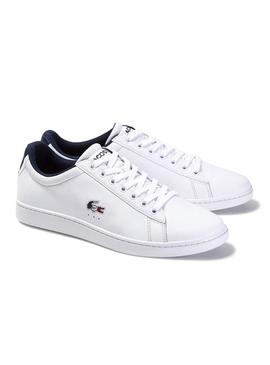 Sneaker Lacoste Carnaby Tri Bianco per Uomo