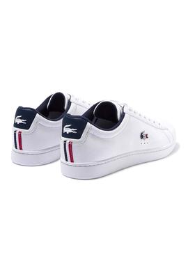 Sneaker Lacoste Carnaby Tri Bianco per Uomo