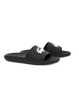 Infradito Lacoste Crocos Slide 119 Nero Uomo