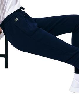 Pantaloni Lacoste XF3168 Blu Navy Donna