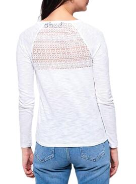 T-Shirt Superdry Sierra Bianco per Donna