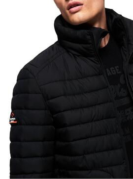 Giacca Superdry Doppia zip Nero Uomo