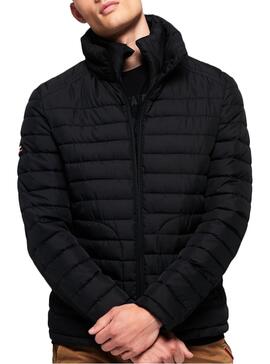 Giacca Superdry Doppia zip Nero Uomo