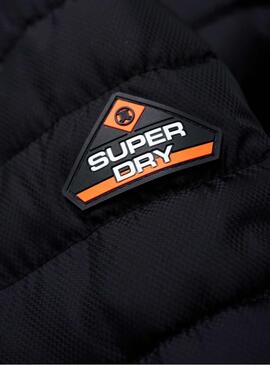 Giacca Superdry Doppia zip Nero Uomo