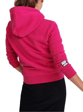 Felpe Superdry Track and Field Rosa Donna