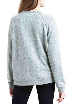 Felpe Levis Peanuts Snoopy Grey per le donne